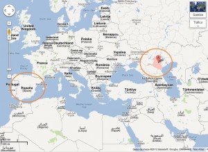 mapa ubicación Kalmikia
